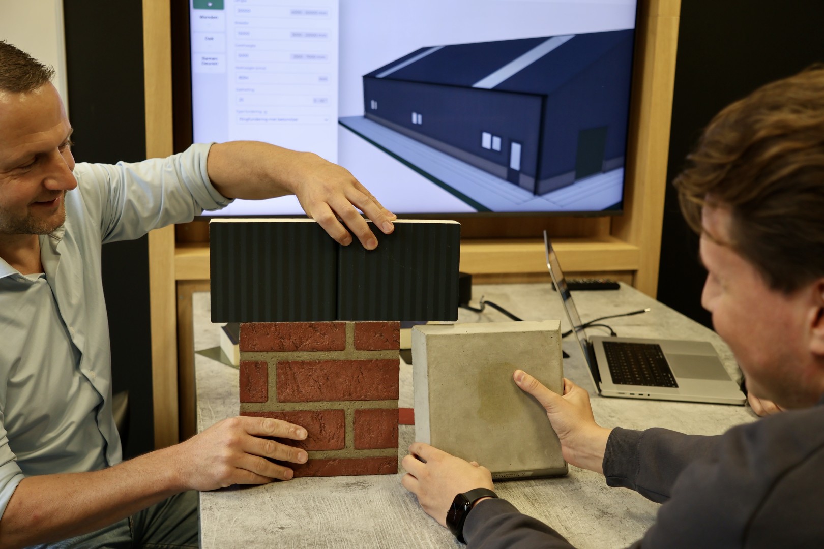 gevelafwerking loods samenstellen vikloods